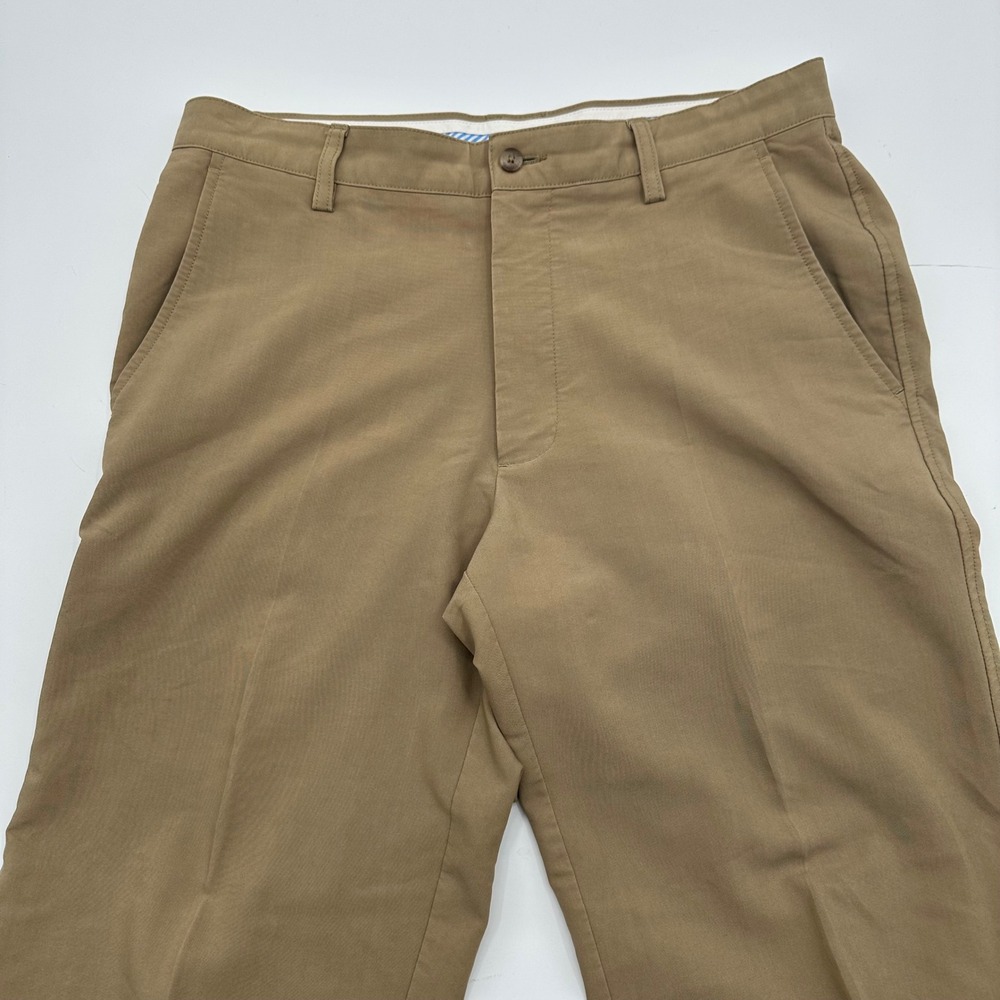 FootJoy Mens Performance Golf Pants Khaki Tan W34 L30 Stretch Straight Leg FJ‎